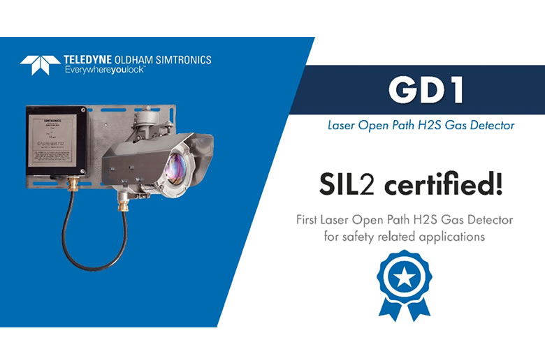 First Laser Open Path H2S Gas Detector for safetyrelated applications